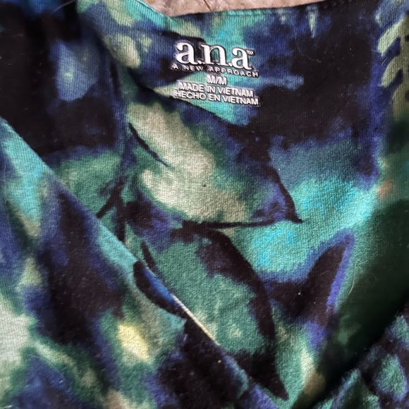 a.n.a Blue and Green Sundress - Picture 3 of 4